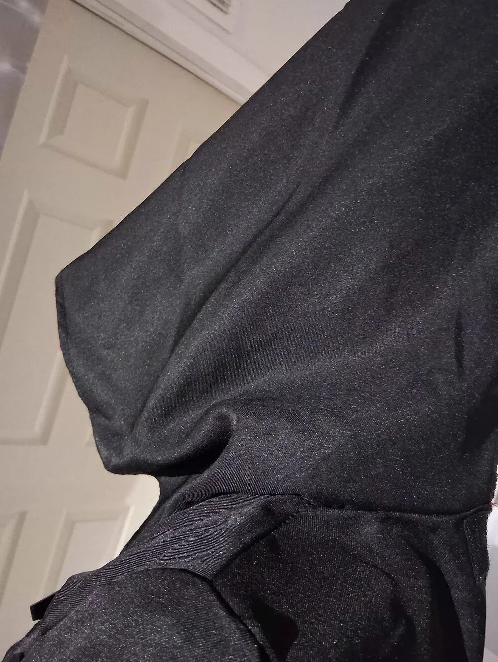 Black Hooded Gryffindor-Inspired Costume Robe with Red Lining